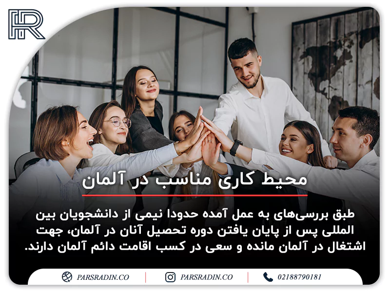 محیط کاری مناسب در آلمان