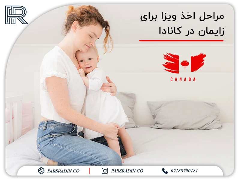 مراحل اخذ ویزا برای زایمان در کانادا